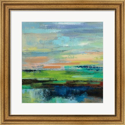 Framed Delmar Sunset II Print