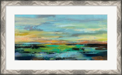 Framed Delmar Sunset I Print