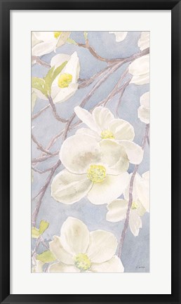 Framed Breezy Blossoms II Print