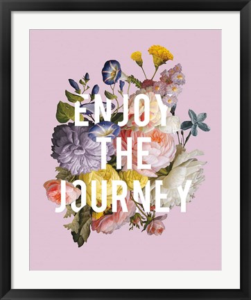 Framed Floral Sentiment II Crop Print
