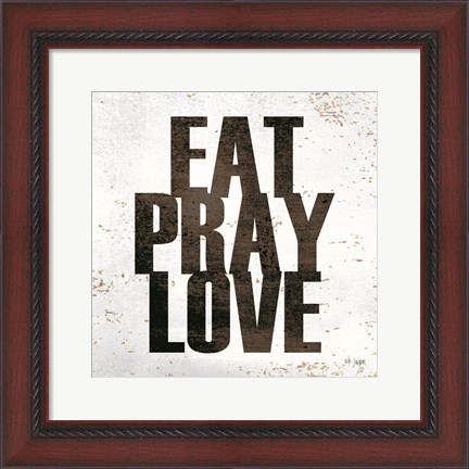 Framed Eat, Pray, Love Print