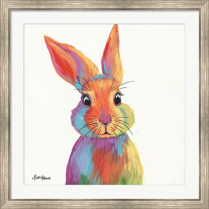 Framed Cheery Bunny Print