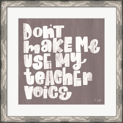 Framed My Teacher Voice Print
