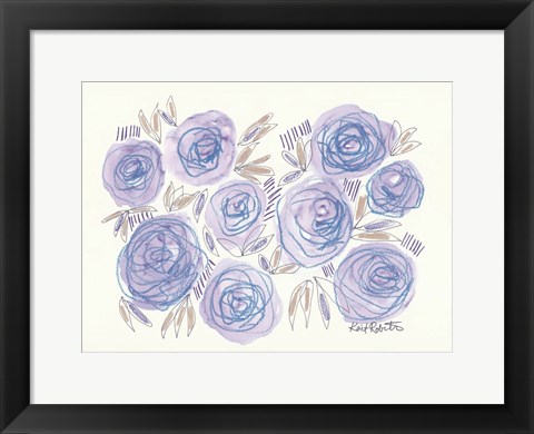 Framed Stay Off My Blue Suede Shoes Print