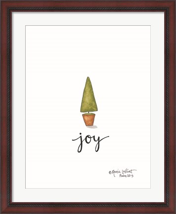 Framed Little Joy Topiary Print