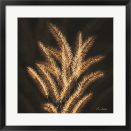 Framed Golden Grass II Print