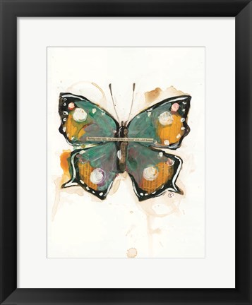 Framed Collage Butterfly Print