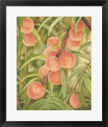 Framed Peach Perfect Print