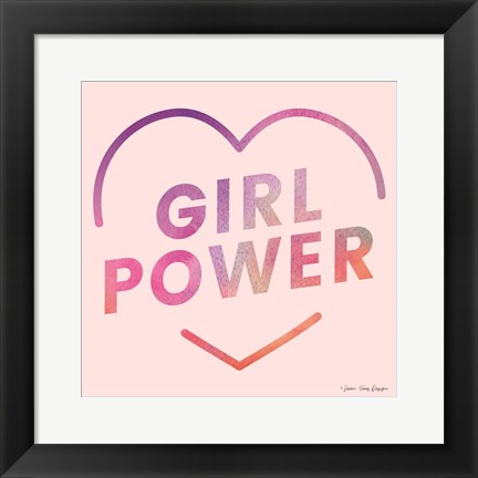 Framed Girl Power III Print