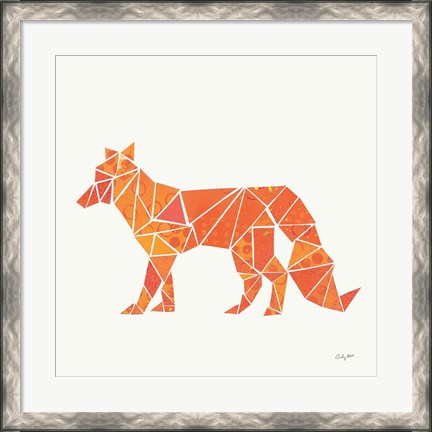 Framed Geometric Animal II Print