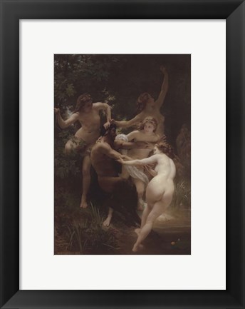 Framed Nymphs and Satyr Print