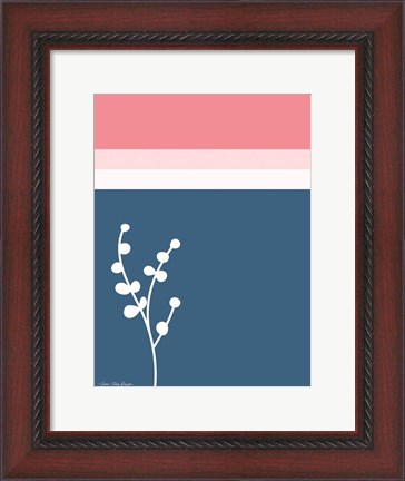 Framed Plant and the Lines I Print