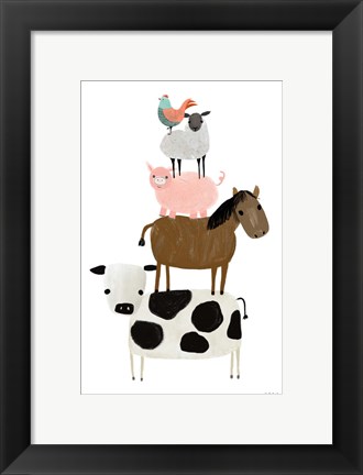 Framed Farm Buddies Print