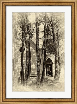 Framed Abandoned Church Print