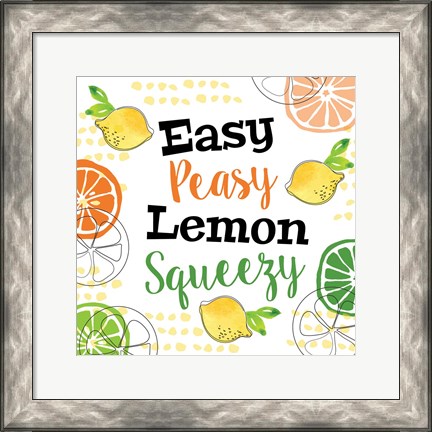 Framed Lemon Squeezy Print