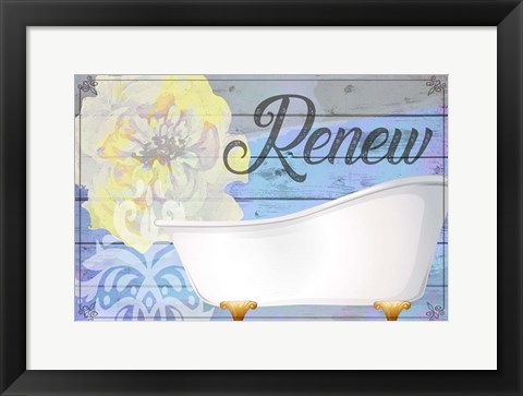 Framed Renew Print