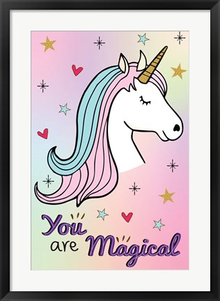 Framed You Are Magical Print