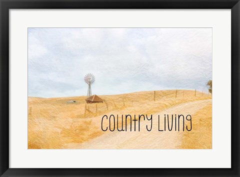 Framed Country Living Print