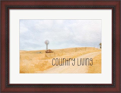Framed Country Living Print