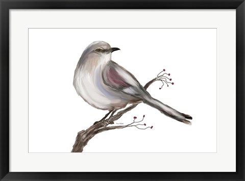 Framed Bird III Print