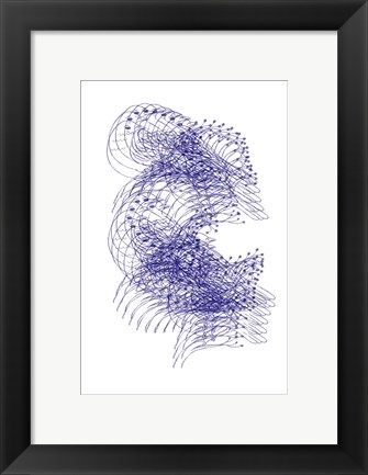 Framed Abstract Birds IV Print