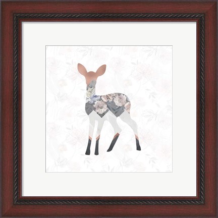 Framed Square Deer Print