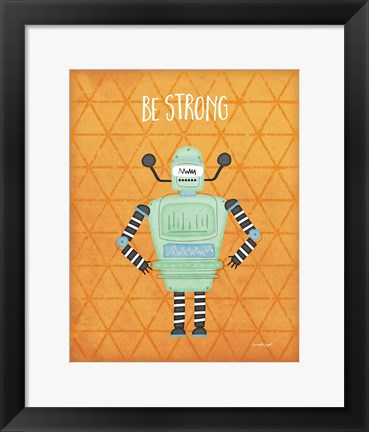 Framed Strong Bot Print