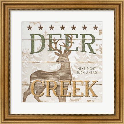 Framed Deer Creek Print