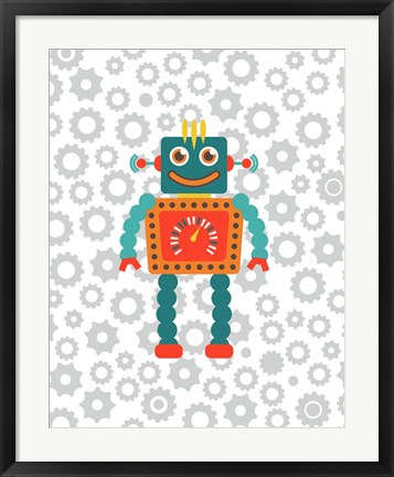 Framed Robot VI Print