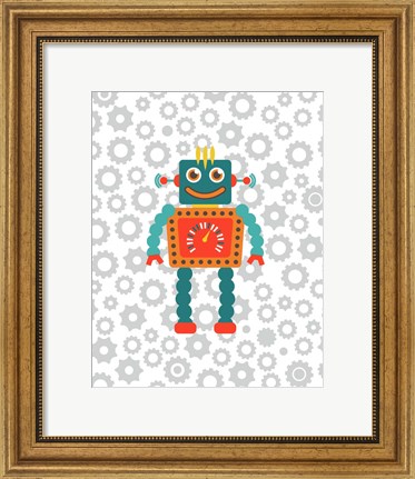 Framed Robot VI Print