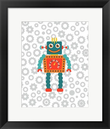 Framed Robot VI Print