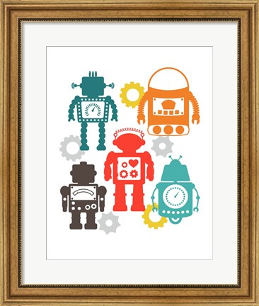 Framed Robot Combo Print