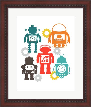 Framed Robot Combo Print
