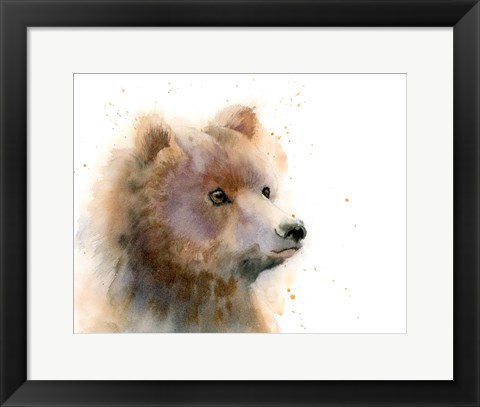Framed Bear II Print