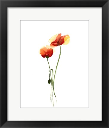 Framed Poppy Print