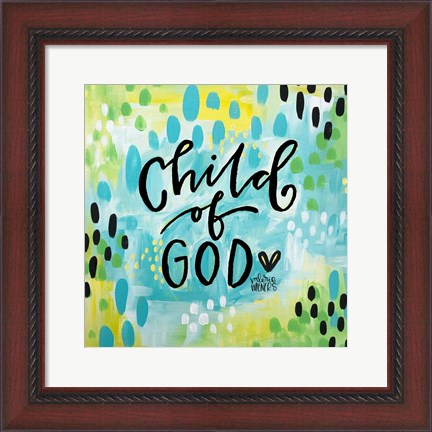 Framed Child of God II Print