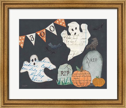 Framed Halloween Whimsy III Print