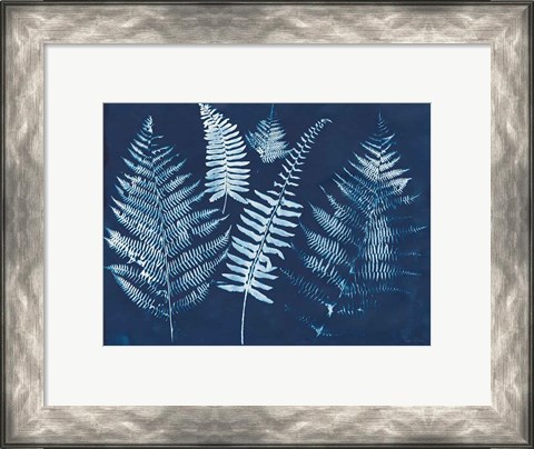 Framed Nature By The Lake - Ferns I Print