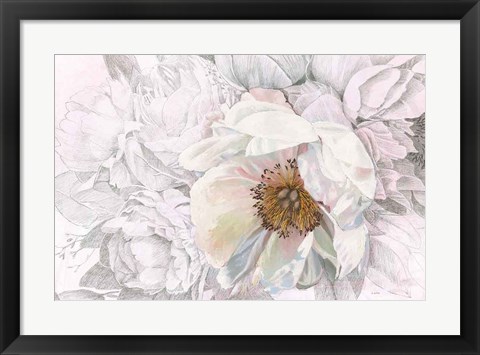 Framed Blooming Sketch Print