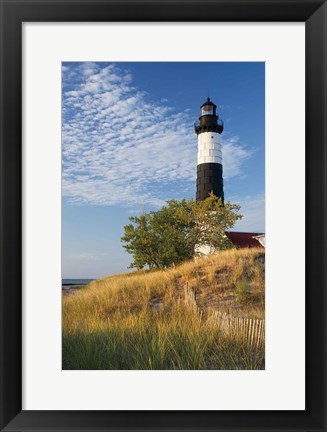 Framed Big Sable Point Lighthouse II Print
