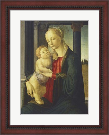 Framed Madonna and Child, 1467 Print