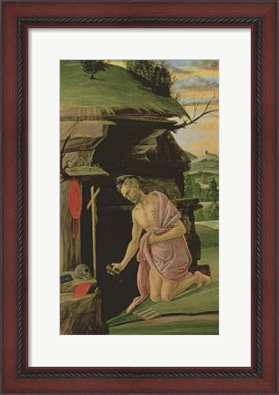 Framed St. Jerome, 1490s Print