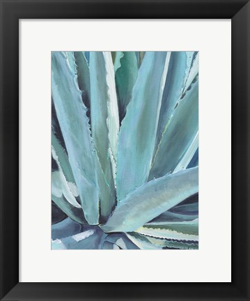 Framed Blue Agave Print