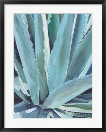 Framed Blue Agave Print