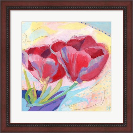 Framed Tulips No. 2 Print