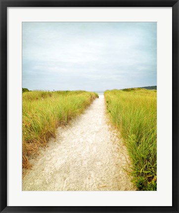 Framed Beach Trail Print