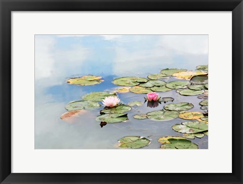 Framed Monet&#39;s Garden Print