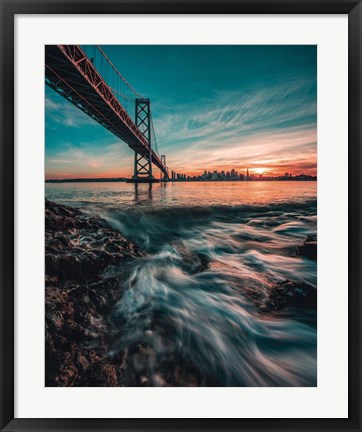 Framed Down by the Water Print