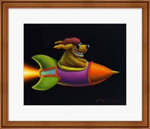 Framed Rocket Dog Print