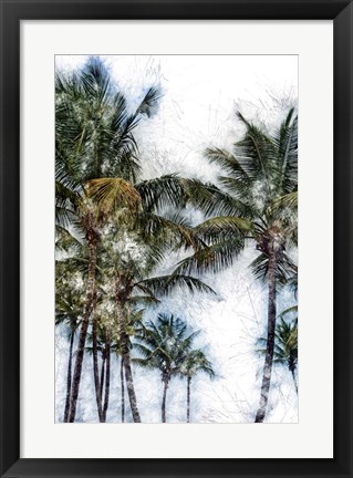 Framed Dorado Palms 2 Print